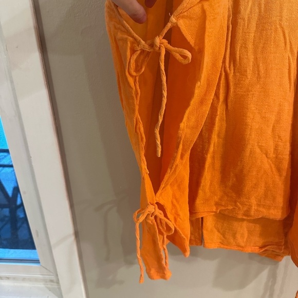 Rip Curl Ombré Orange Beach Cover Up Size M - Picture 2 of 6